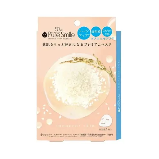 [4526371108221] 白米精華面膜（3枚入）