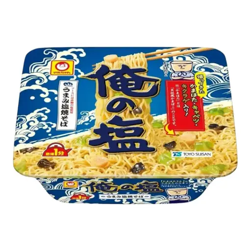 [4901990373876] Seafood Salt-flavored Yakisoba Noodles 109g