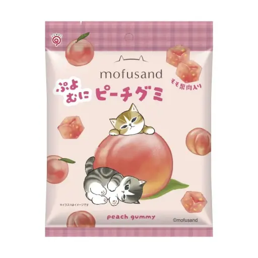 [4573580633471] 果肉軟糖（蜜桃味）50g