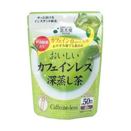 [4971617015175] 無咖啡因深蒸綠茶 40g