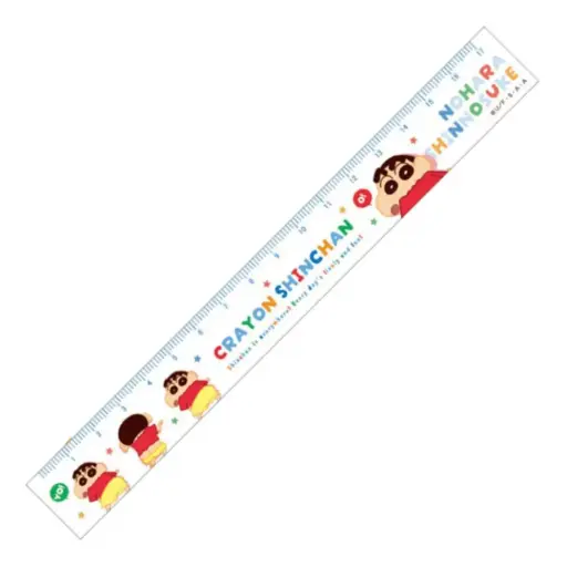 [4548626261697] 【蠟筆小新】直尺 17cm