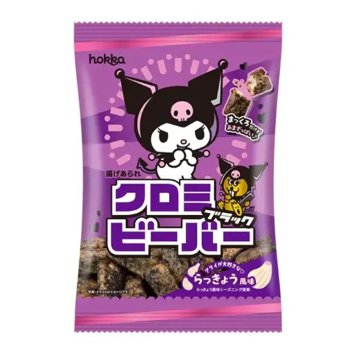 [4902458008484] Kuromi’s Rice Cracker (Rakkyo Flavor)  55g