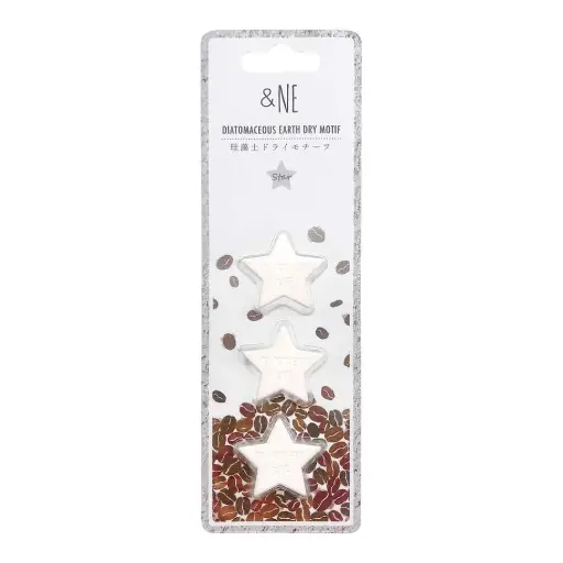 [4562381453487] Diatomaceous Earth Dry Motif (Star) 3pcs
