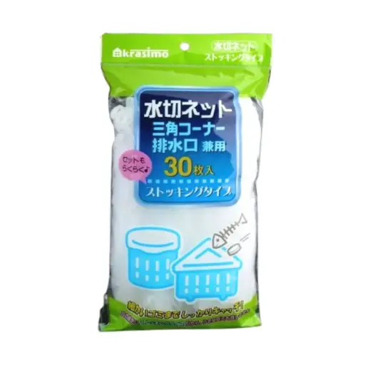 [4546785121418] 廚餘瀝水網 21 x 11cm（30枚入）