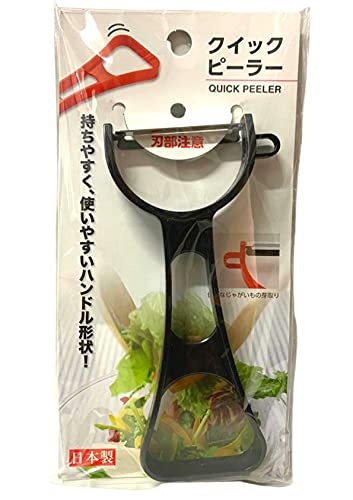 [4956746080010] 快速削皮器（黑色）