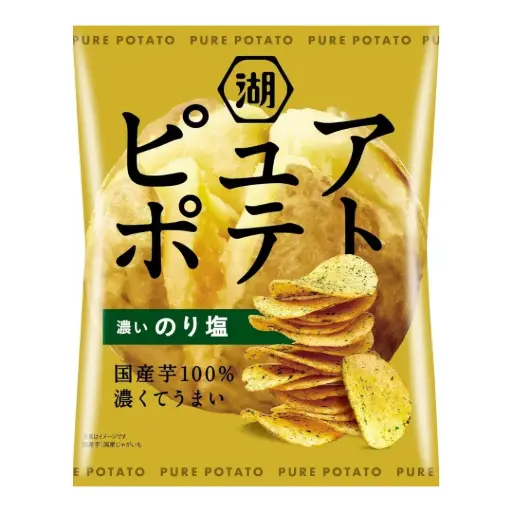 [4901335176742] 薯片（濃紫菜鹽味）52g